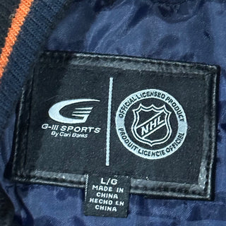 New York Islanders Leather Jacket Sz L