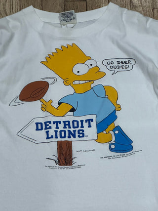 Detroit Lions Bart Simpson Tshirt Sz XL