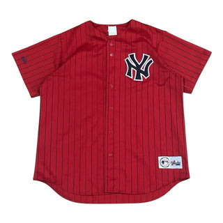 Yankees Red Pinstripes Jersey size XL