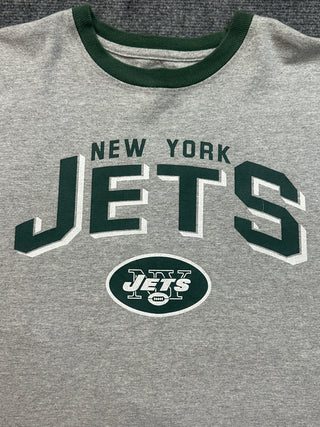 Jets Ringer Reebok Tshirt size L
