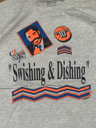 1994 Knicks Clyde Says Tshirt size XL (Heather Gray)