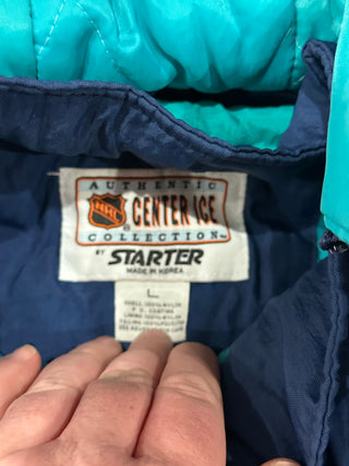 1996 Islanders Fisherman Heavyweight Starter Jacket size Large