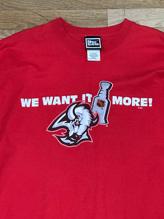 Buffalo Sabres We Want It More Tshirt Sz XXL