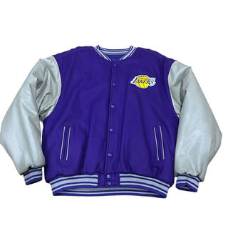Los Angeles Lakers Reversible Varsity Jacket Sz L(nj)