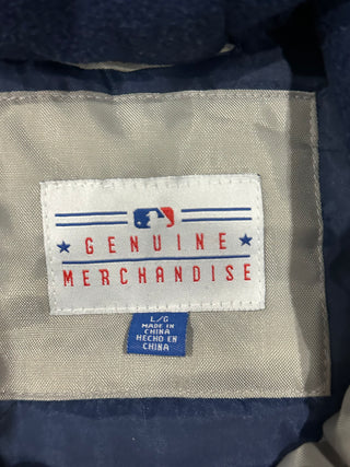New York Yankees Colorblock Strip Heavyweight jacket Sz L