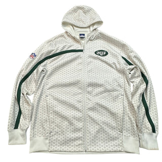 Jets Reebok Zip Up Hoodie size XL
