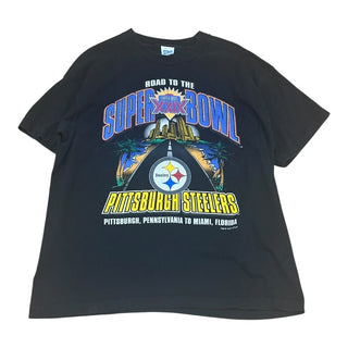 Pittsburgh Steelers Road to the Super Bowl Tshirt Sz L