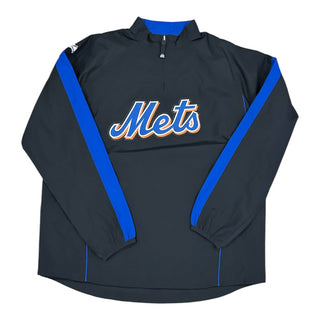 Youth Large Mets Dugout Pullover Windbreaker