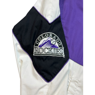 90s Colorado Rockies Track Jacket size Large