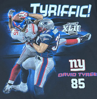New York Giants TYRIFFIC David Tyree Catch Tshirt Sz L