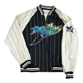 Tampa Bat Devil Rays Reversible Jacket Sz L