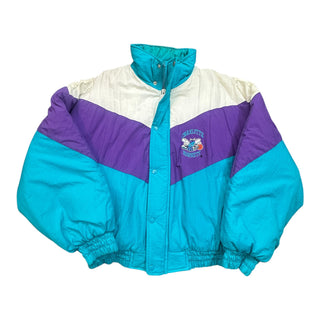 90s Charlotte Hornets Heavyweight Jacket size XL
