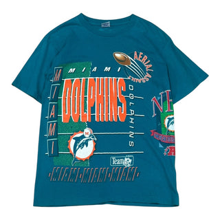 Miami Dolphins Aerial Assault Wrap Around AOP Tshirt Sz M