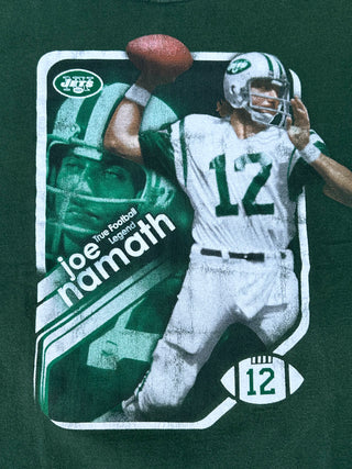 Jets Joe Namath Player Tshirt size XL