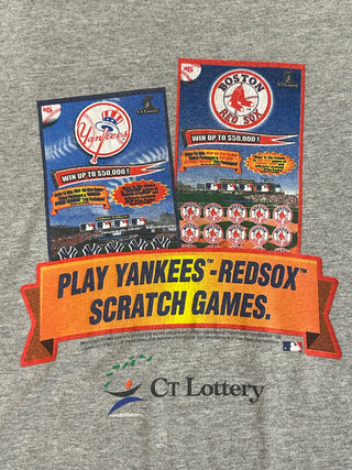 Yankees Red Sox Lottery Ticket Tshirt XL