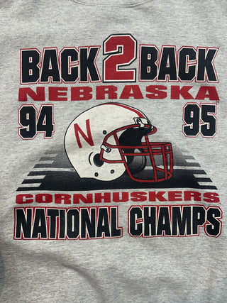 1994-95 Nebraska Back 2 Back Crewneck size 2X