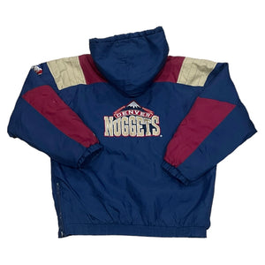 Denver Nuggets Starter Pullover Jacket sz XL