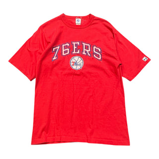 90s 76ers Embroidery Tshirt size L