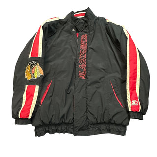 90s Blackhawks Heavyweight Jacket size 2X