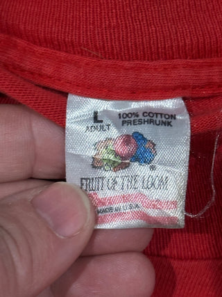 1993 Kansas City Cheifs AFC West Tshirt Sz L(280)