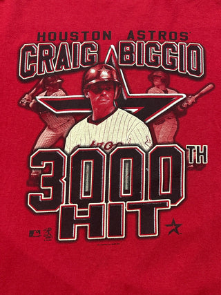 Astros Craig Biggio 3000th Hit Tshirt size L