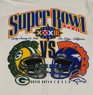 1997 Super Bowl Packers Broncos Tshirt XL