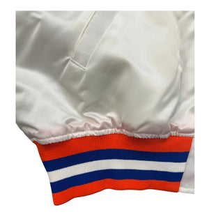 80s Islanders White Satin Jacket size L