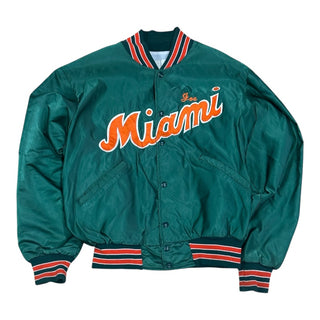 1985 Miami “Joe” Hurricanes Satin Jacket size XL