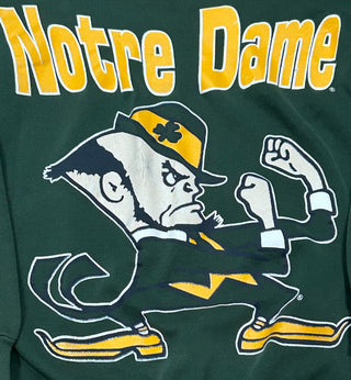 Notre Dame Big Logo Crewneck sz L