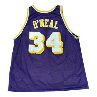 90s Lakers Shaquille Oneal Reversible Jersey size 48 (v)