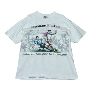 1994 World Cup Slide Tackle Wrap Around Tshirt Sz L (228)