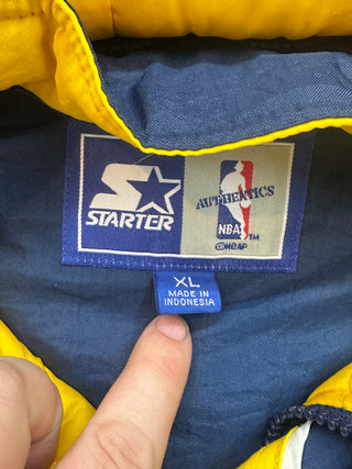 Indiana Pacers Starter Pullover Jacket size XL