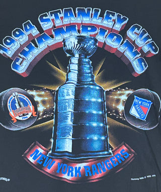 1994 Stanley Cup champions New York Rangers Trophy Tshirt Sz M
