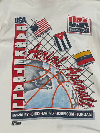 1992 USA Basketball Aerial Assault Wraparound Tshirt Sz XL (180)