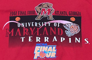 2002 NCAA Final Four Maryland Terrapins Tshirt Sz M