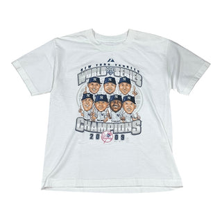 Youth L 2009 World Series Champions New York Yankees Caricature Tshirt