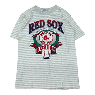 Boston Red Sox Striped Crest Tshirt Sz M