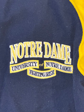 90s Notre Dame Varsity Wool Jacket size Large