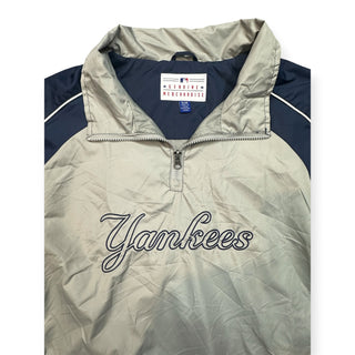 Yankees Script Half Zip Pullover Jacket
