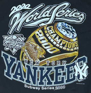2000 New York Yankees Subway Series Championship Ring Tshirt Sz XXL