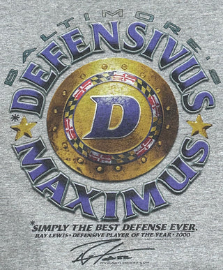 Baltimore Ravens Defensivus Maximus Tshirt Sz XL