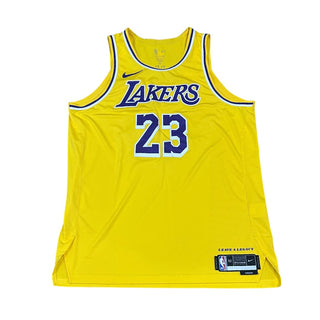 Los Angeles Lakers LeBron James Authentic Jersey sz 52/XL