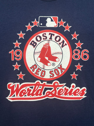 1986 Boston Red Sox World Series Tshirt size L (Fits Small)