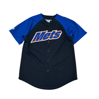 New York Mets Colorblock Jersey sz M (VG)