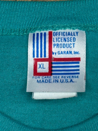 Miami Dolphins Helmet Stripe Tshirt Sz XL (NJ)