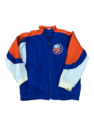 90s Islanders Apex Windbreaker Jacket size Large