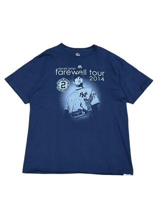 New York Yankees Derek Jeter Farewell Tour Tshirt Sz XL