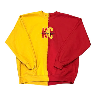 Custom Chiefs Split Crewneck size XL