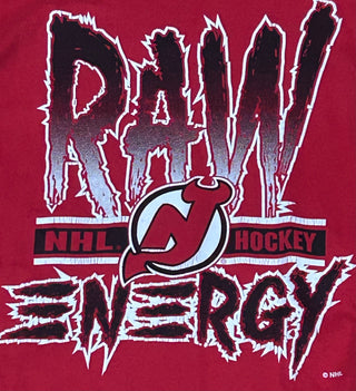 New Jersey Devils Raw Energy Crewneck sz M