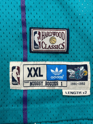 Swingman Muggsy Bouges Hornets Jersey size 2XL